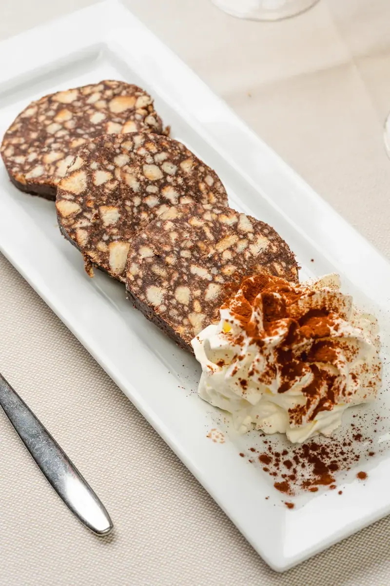 Salame al Cioccolato a fette