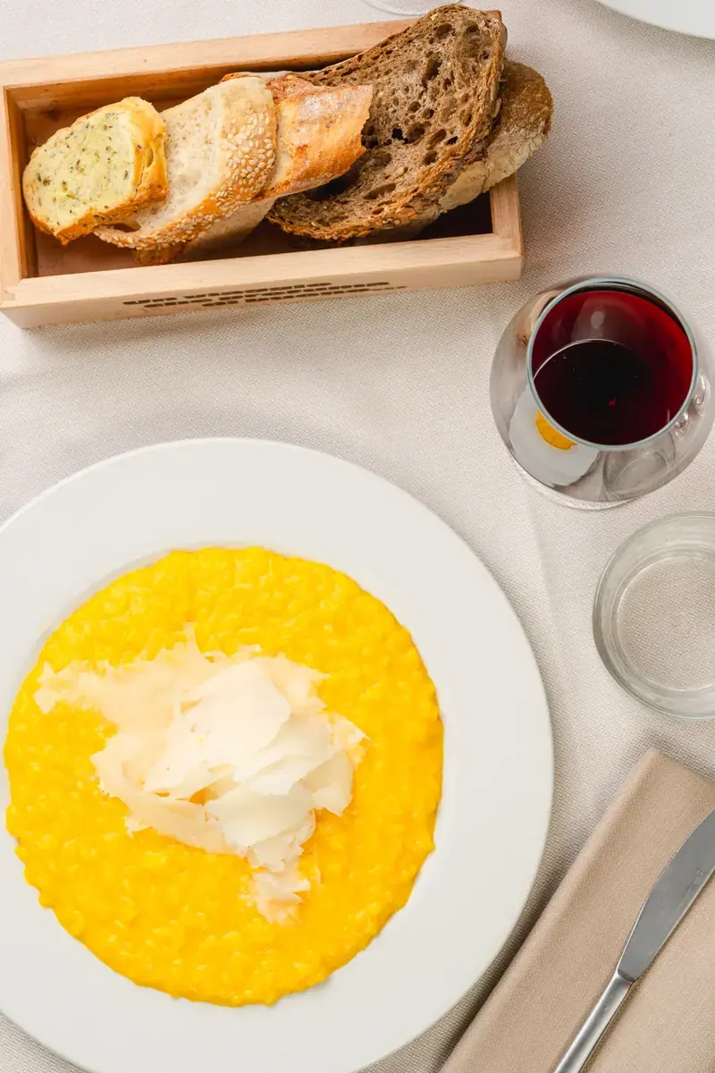 Il Risutin, risotto allo zafferano