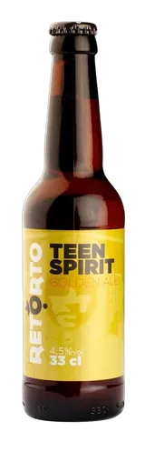 33 cl bottle of Teen Spirit, golden ale, Birrificio Retorto
