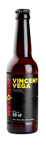 33 cl bottle of Vincent Vega, tripel, double malt, Birrificio Retorto