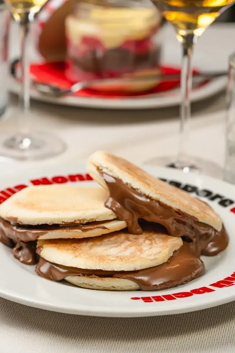 Tigelle dei Golosi con la crema di nocciole