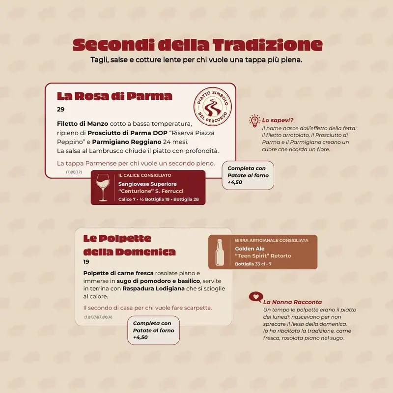 Il menù alla carta, pagina 16