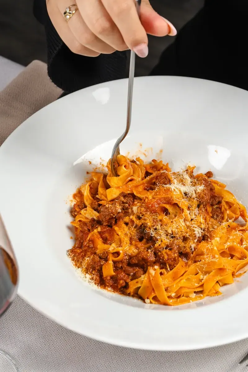 Tagliatelle 1955 with slow-cooked ragù at Nonna Emilia